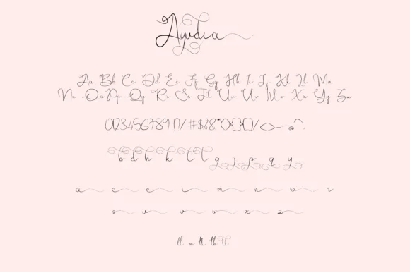 Ayudia Font by Muksal Creative — Script Handwritten Font — thumbnail 8