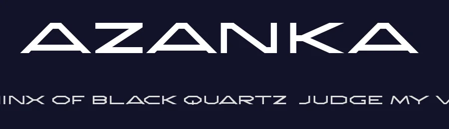 Azanka by Vladimir Nikolic — Sans Serif Font — thumbnail 2