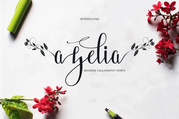 Azelia Font by Rt Creative — Script Handwritten Font
