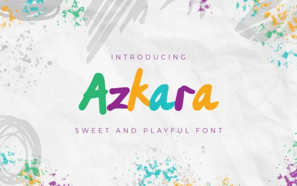 Azkara Font by ibracreative โ Script Handwritten Font