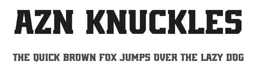 AZN Knuckles