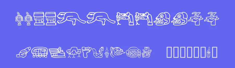 Aztec by No Images Fonts — Dingbats Font — thumbnail 3