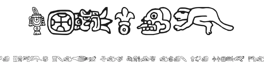 Aztec by No Images Fonts — Dingbats Font