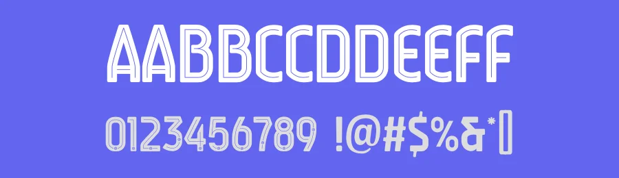 Azzuri Calcio by Trequartista Studio — Decorative Font — thumbnail 3