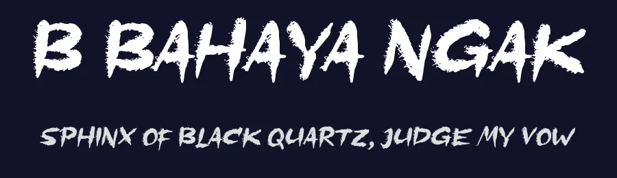 b Bahaya Ngak by wepfont.com — Script Handwritten Font — thumbnail 2