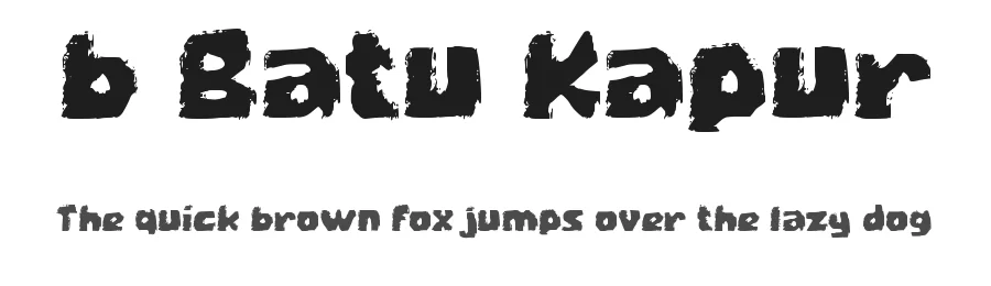b Batu Kapur