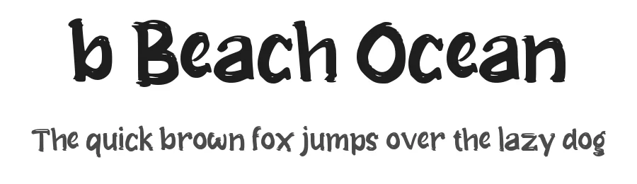 b Beach Ocean