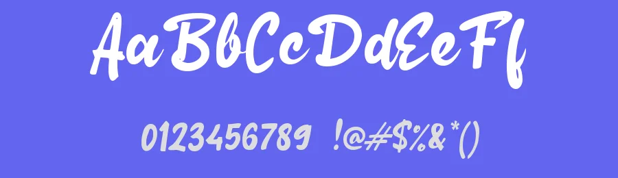 b Beetroot Smoothies by wepfont.com — Script Handwritten Font — thumbnail 3