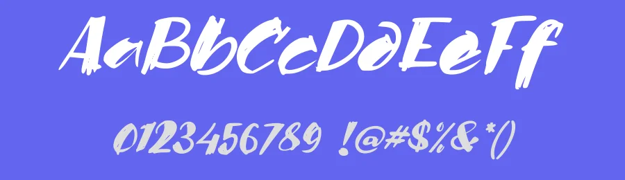 b Benua Asia by wepfont.com — Script Handwritten Font — thumbnail 3