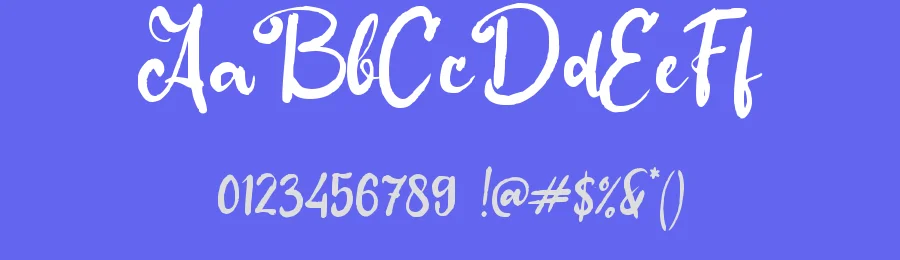 b Berbagi Cerita by wepfont.com — Script Handwritten Font — thumbnail 3