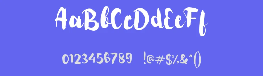 b Berbisik by wepfont.com — Script Handwritten Font — thumbnail 3