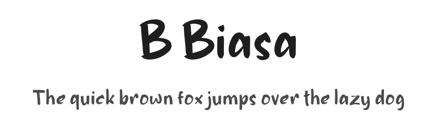 B Biasa