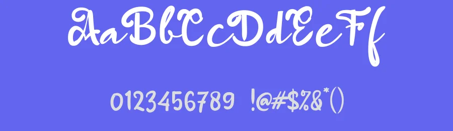 b Bingkai by wepfont.com — Script Handwritten Font — thumbnail 3