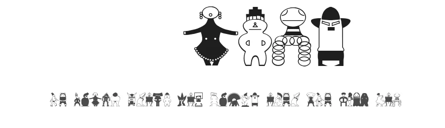 B Kings by Andrea Bartsch — Dingbats Font