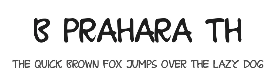B Prahara TH by Bayu Prahara — Decorative Font
