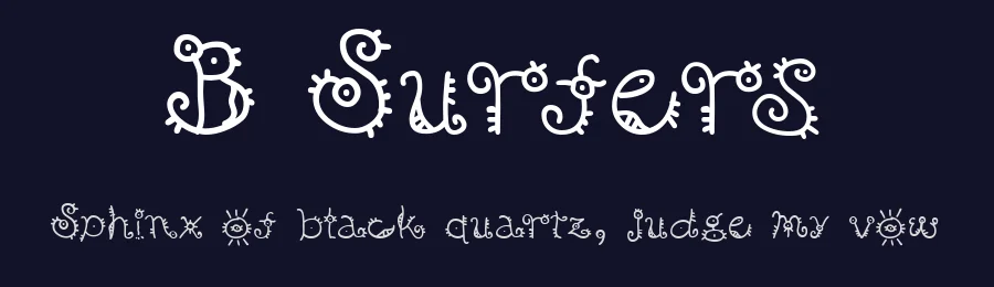 B Surfers by Smile Studio — Decorative Font — thumbnail 2