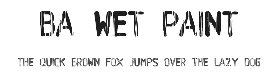 BA Wet Paint