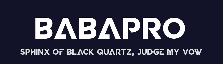 Babapro by Creative Killer — Display Font — thumbnail 2