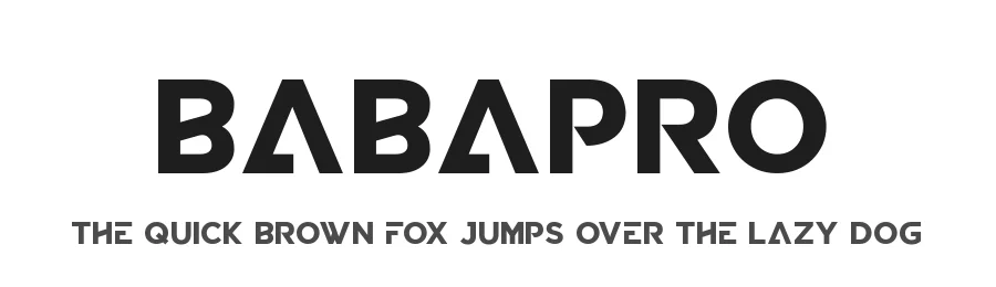 Babapro by Creative Killer — Display Font