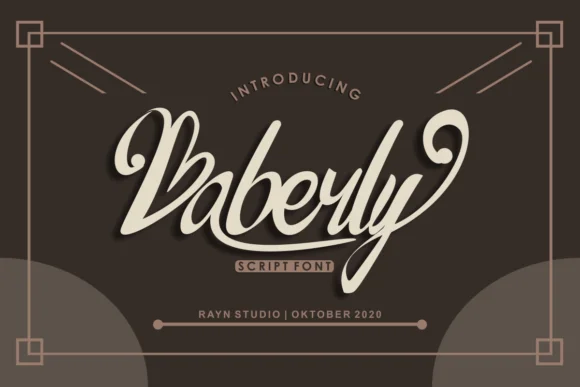 Baberly Font by raynstudio — Script Handwritten Font