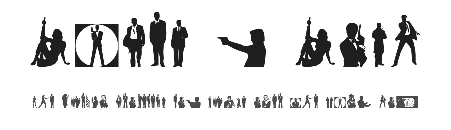 Babes & Bond by Iconian Fonts — Dingbats Font