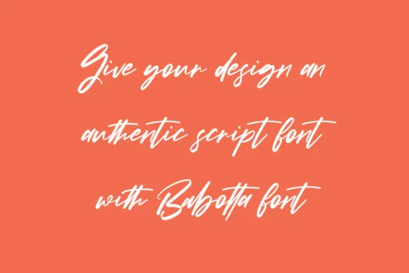 Babotta Font by Maulana Creative — Script Handwritten Font — thumbnail 2