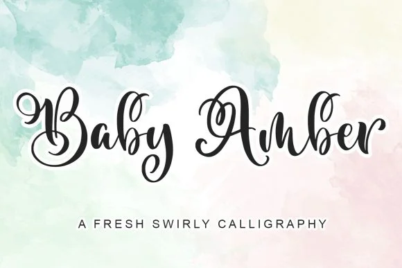 Baby Amber Font by Abodaniel — Script Handwritten Font