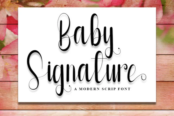 Baby Signature Font by Inermedia STUDIO — Script Handwritten Font