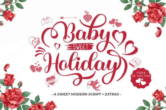 Baby Sweet Holliday Font by Struggle Studio — Script Handwritten Font