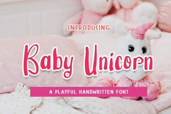 Baby Unicorn Font by shiddiq.art — Script Handwritten Font