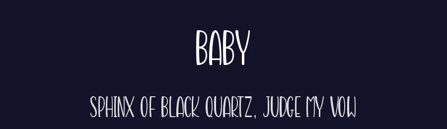 Baby by Fadlilah Studio — Decorative Font — thumbnail 2