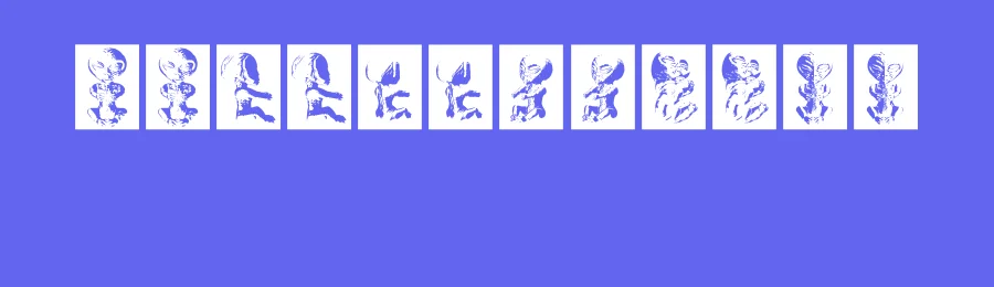 Baby Alien by Vladimir Nikolic — Dingbats Font — thumbnail 3