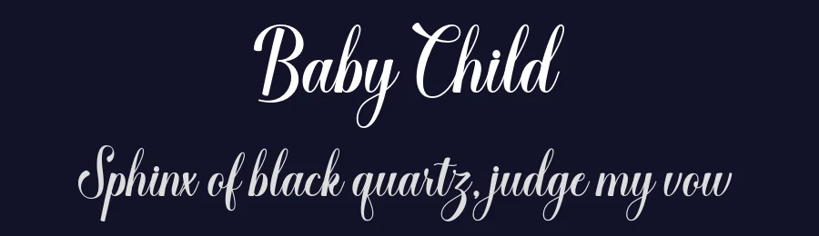 Baby Child by LetterFreshStudio — Script Handwritten Font — thumbnail 2