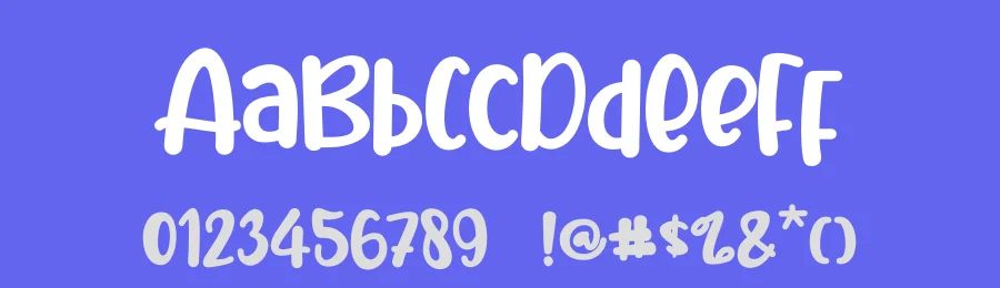Baby Chipmunk by Stefani Letter — Decorative Font — thumbnail 3