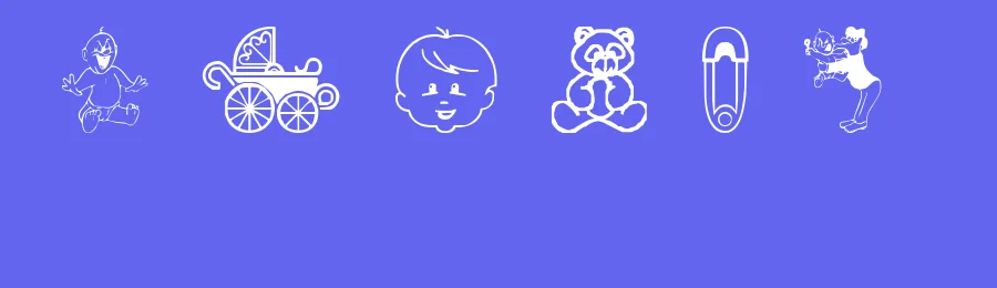 Baby CSP by CSP Backgrounds — Dingbats Font — thumbnail 3