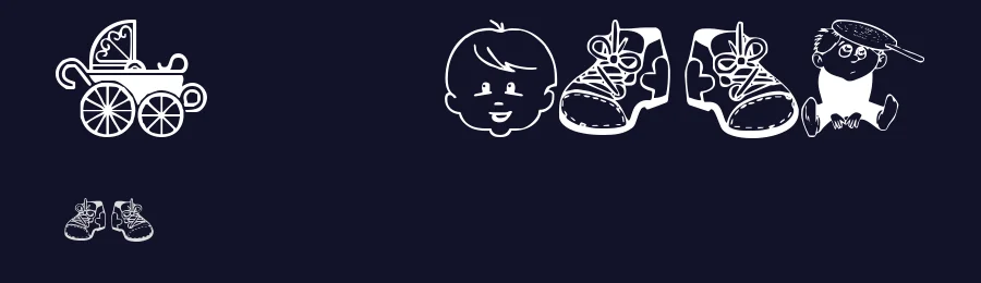 Baby CSP by CSP Backgrounds — Dingbats Font — thumbnail 2