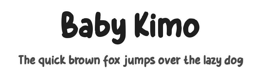 Baby Kimo by DumadiStyle β Decorative Font
