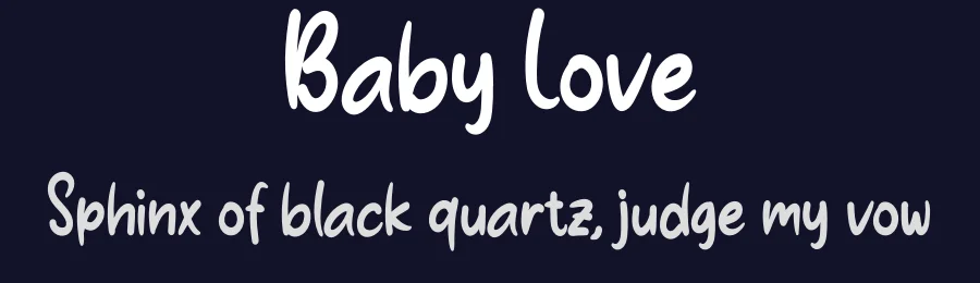 Baby Love by Lontong Lodeh — Script Handwritten Font — thumbnail 2