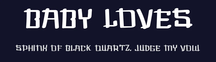 Baby Loves by Sixtwenty Studio — Decorative Font — thumbnail 2
