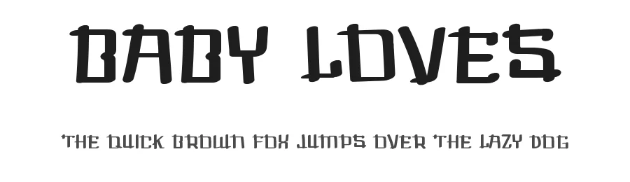 Baby Loves by Sixtwenty Studio β Decorative Font