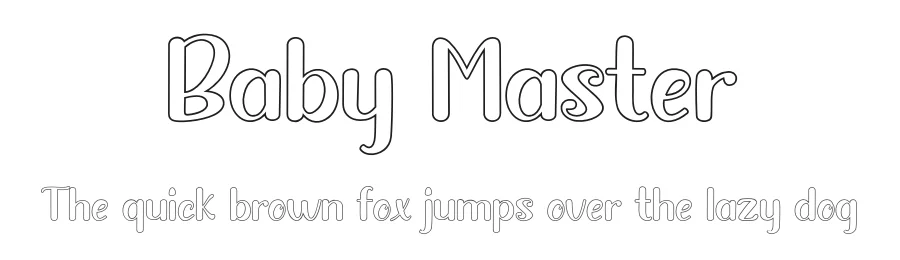 Baby Master by Sulthanstudio — Decorative Font