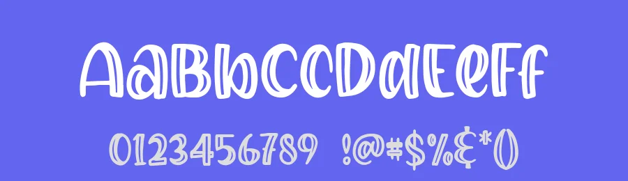 Baby Monkey by Blankids — Decorative Font — thumbnail 3
