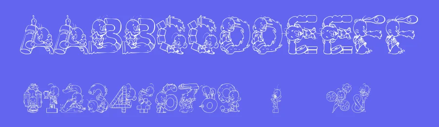 Baby ! — Dingbats Font — thumbnail 3