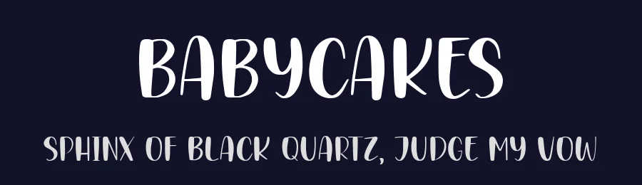 Babycakes by Balpirick Studio — Decorative Font — thumbnail 2