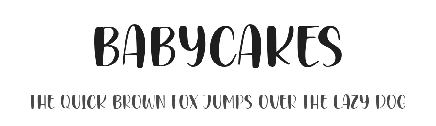 Babycakes by Balpirick Studio β Decorative Font