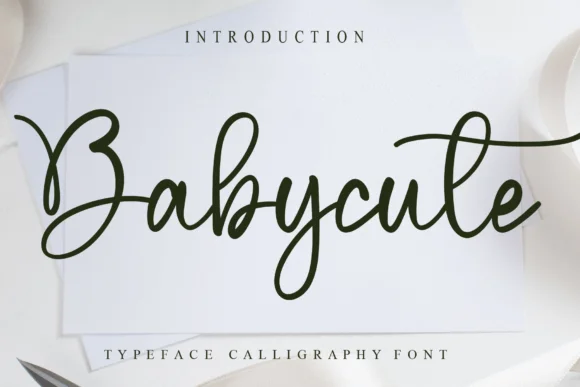 Babycute Font by Creativewhitee — Script Handwritten Font