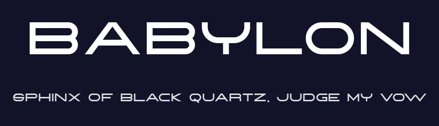 Babylon by Haksen Studio — Sans Serif Font — thumbnail 2