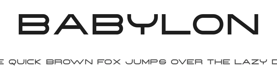 Babylon by Haksen Studio β Sans Serif Font