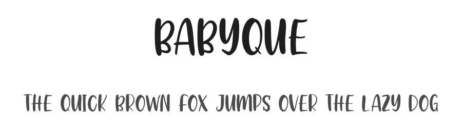 Babyque by Creatype Studio β Decorative Font