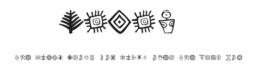Bacatá by William  Escobar ID: #1738629 — Dingbats Font